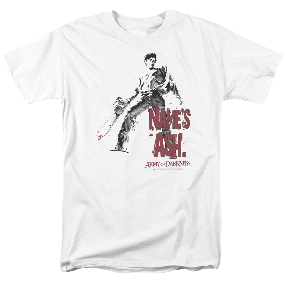 Army Of Darkness Names Ash - Men's Regular Fit T-Shirt Hoodie, Sweatshirt | CiraTrend.com