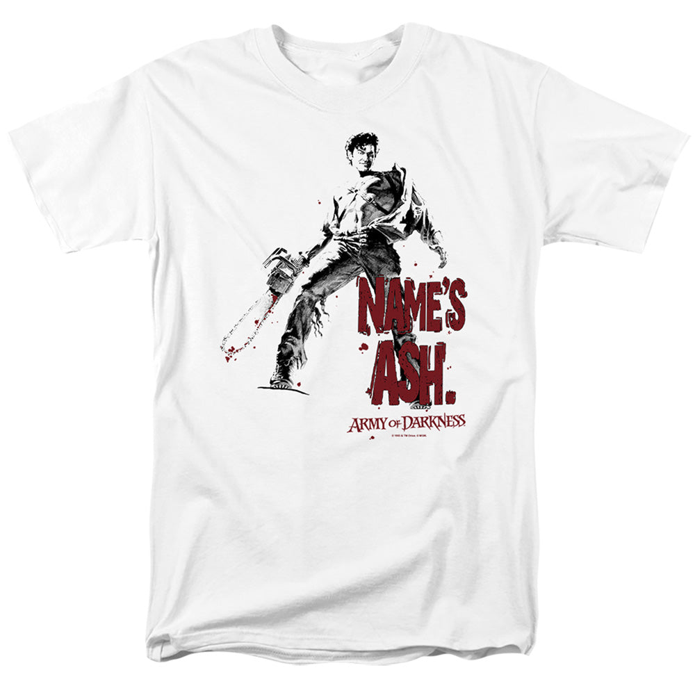 Army Of Darkness Names Ash Mens T Shirt White Hoodie, Sweatshirt | CiraTrend.com
