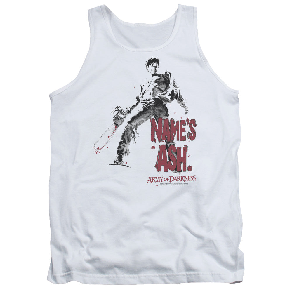 Army Of Darkness Names Ash Mens Tank Top Shirt White Hoodie, Sweatshirt | CiraTrend.com