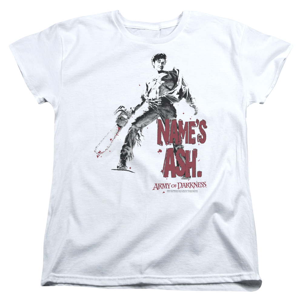 Army Of Darkness Names Ash - Women's T-Shirt Hoodie, Sweatshirt | CiraTrend.com