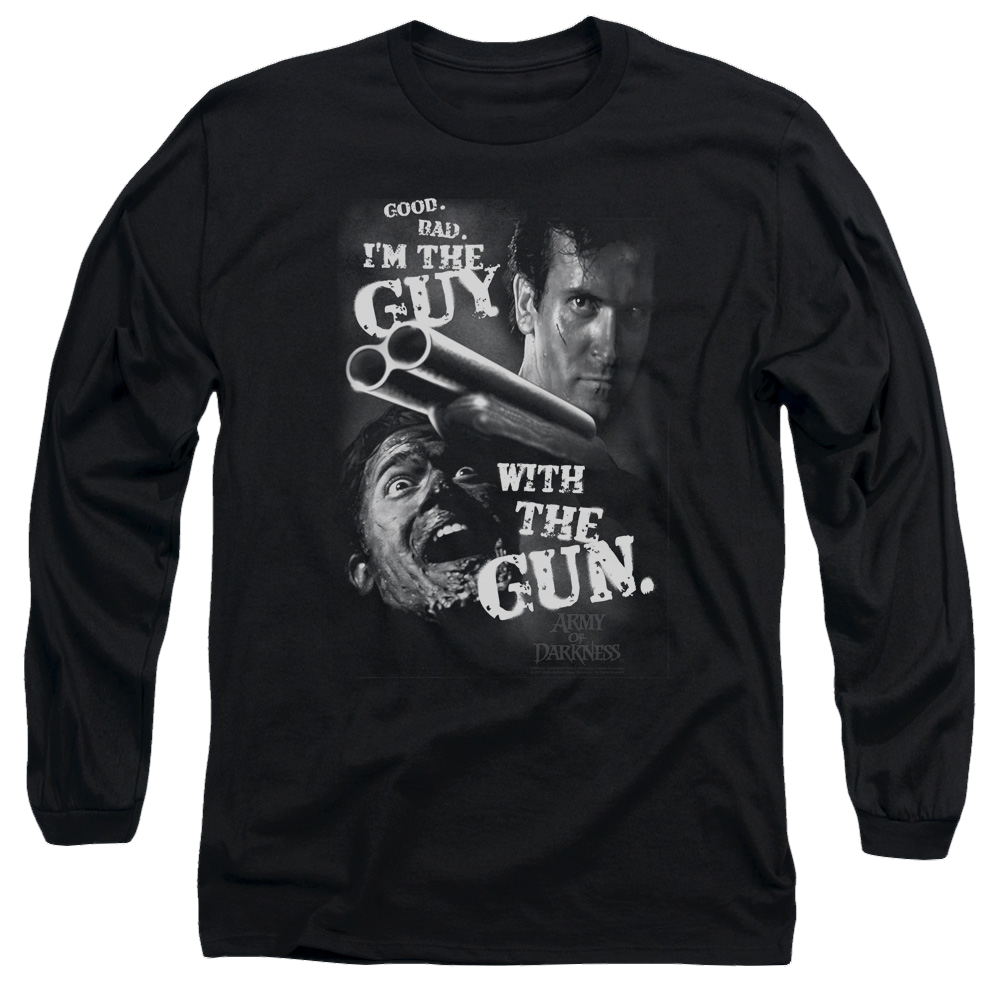 Army Of Darkness Guy With The Gun - Men's Long Sleeve T-Shirt Hoodie, Sweatshirt | CiraTrend.com