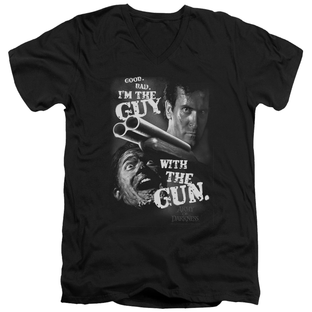 Army Of Darkness Guy With The Gun - Men's V-Neck T-Shirt Hoodie, Sweatshirt | CiraTrend.com