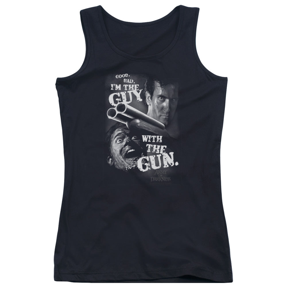 Army Of Darkness Guy With The Gun Womens Tank Top Shirt Black Hoodie, Sweatshirt | CiraTrend.com