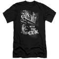 Army Of Darkness Guy With The Gun - Men's Premium Slim Fit T-Shirt Hoodie, Sweatshirt | CiraTrend.com
