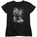Army Of Darkness Guy With The Gun Womens T Shirt Black Hoodie, Sweatshirt | CiraTrend.com
