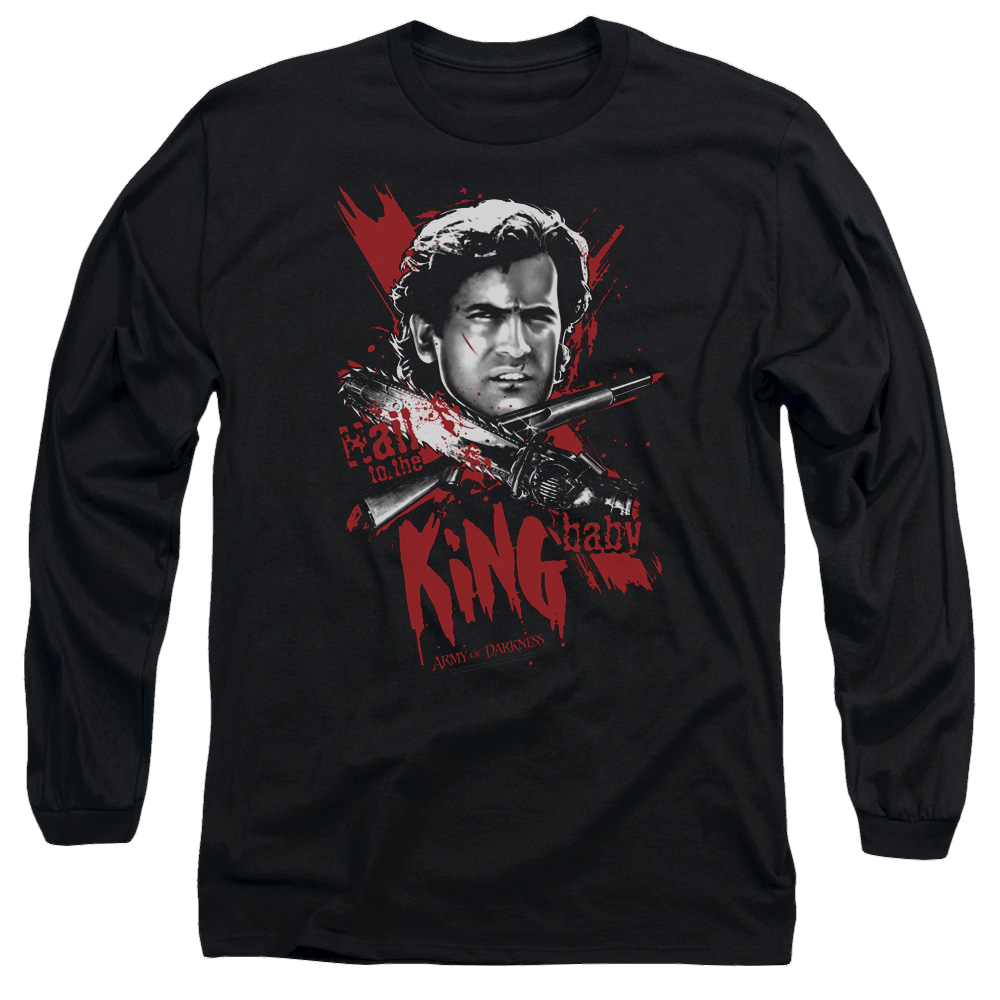 Army Of Darkness Hail To The King - Men's Long Sleeve T-Shirt Hoodie, Sweatshirt | CiraTrend.com