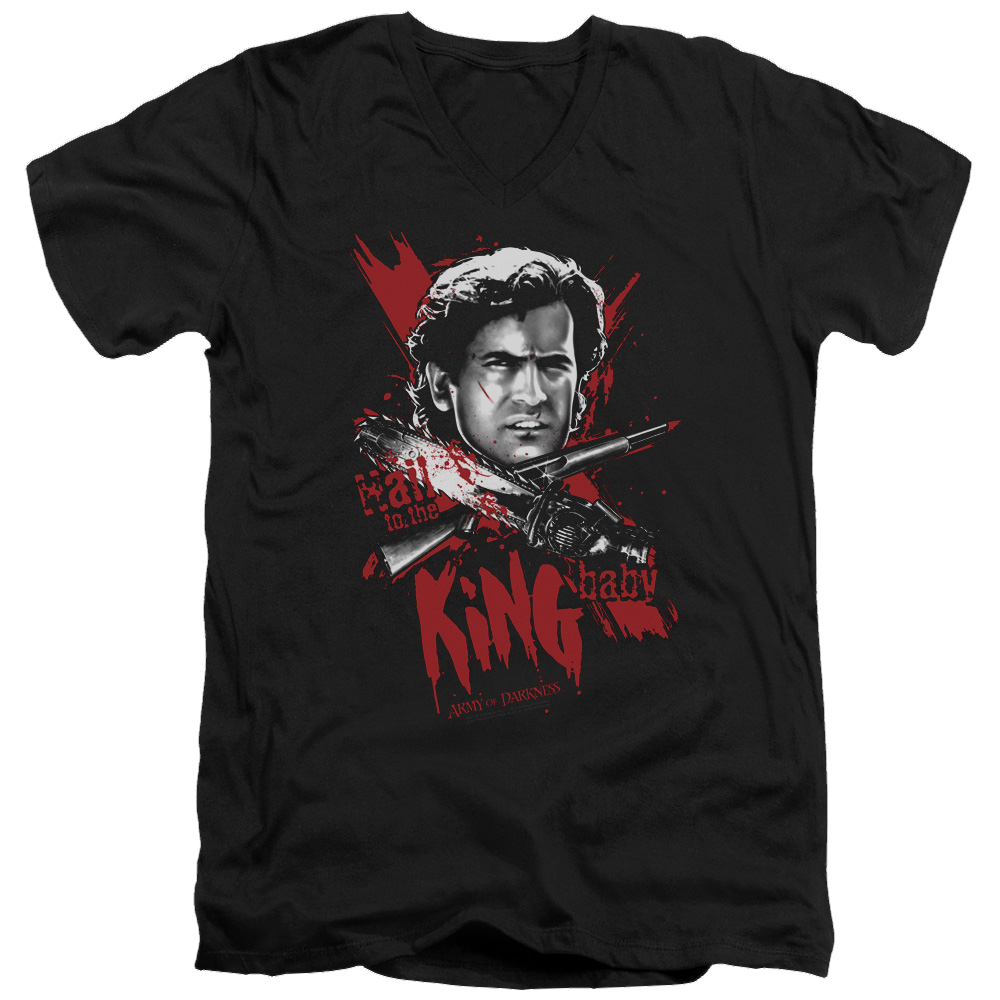 Army Of Darkness Hail To The King - Men's V-Neck T-Shirt Hoodie, Sweatshirt | CiraTrend.com
