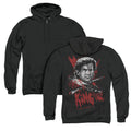Army Of Darkness Hail To The King Back Print Zipper Mens Hoodie Black T-Shirts, Sweatshirt | CiraTrend.com (Image 1)