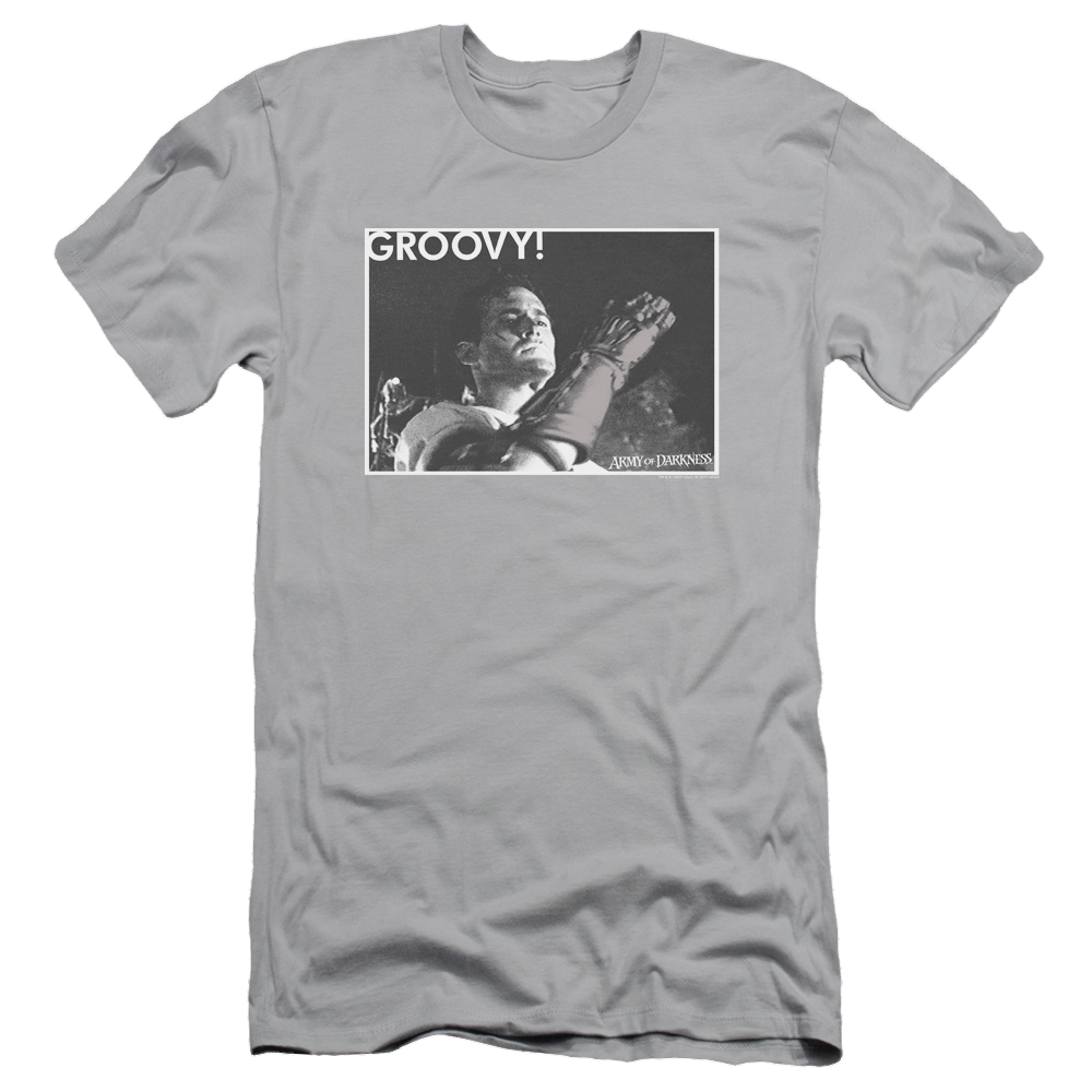 Army Of Darkness Groovy - Men's Slim Fit T-Shirt Hoodie, Sweatshirt | CiraTrend.com