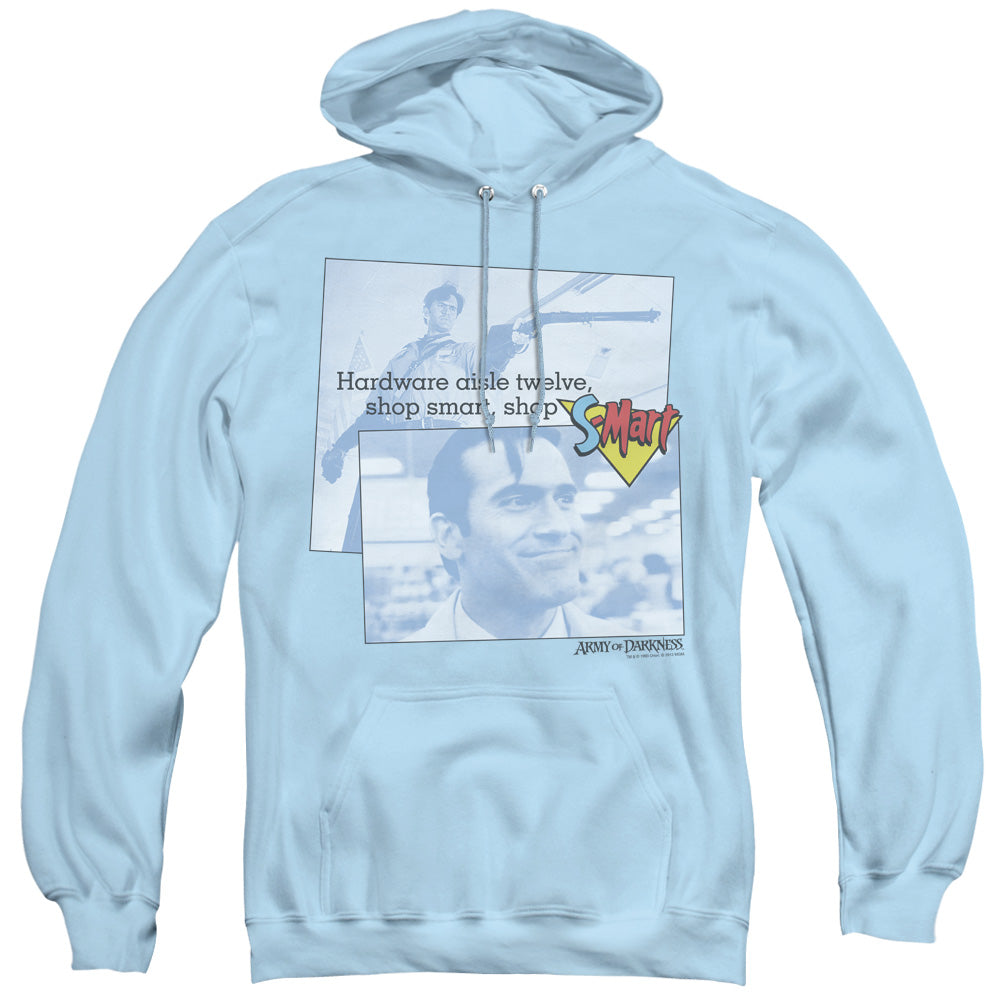Army Of Darkness Shop S Mart Mens Hoodie Light Blue T-Shirts, Sweatshirt | CiraTrend.com (Image 1)