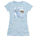 Army Of Darkness Shop S Mart Junior Sheer Cap Sleeve Womens T Shirt Light Blue Hoodie, Sweatshirt | CiraTrend.com