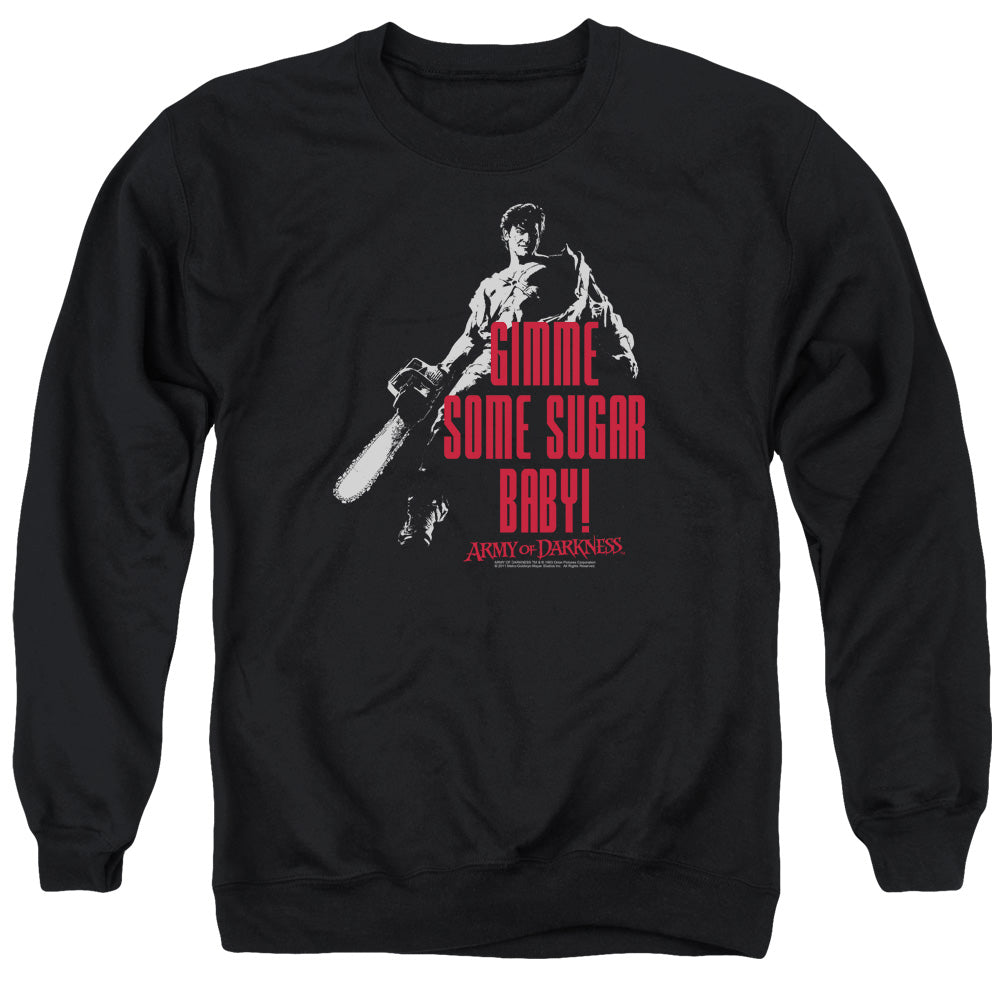 Army Of Darkness Sugar Mens Crewneck Sweatshirt Black T-Shirts, Hoodie | CiraTrend.com (Image 1)