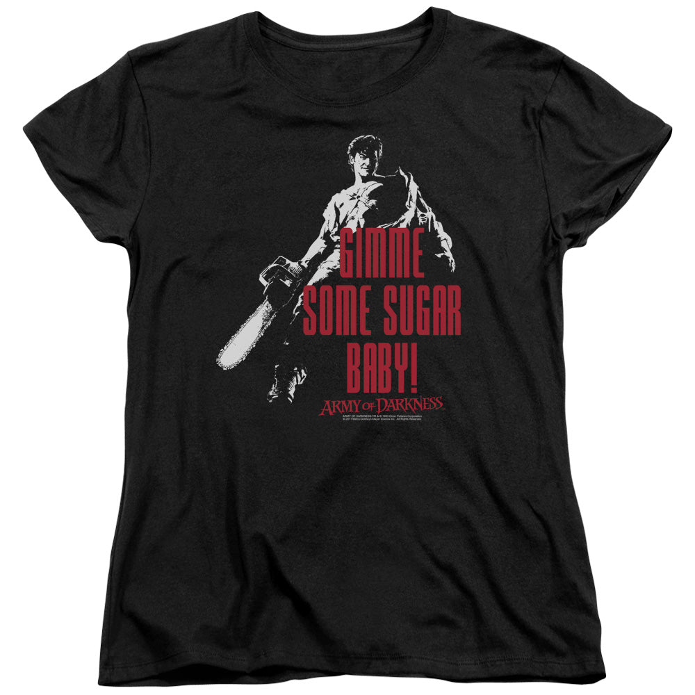 Army Of Darkness Sugar Womens T Shirt Black Hoodie, Sweatshirt | CiraTrend.com