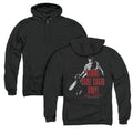 Army Of Darkness Sugar Back Print Zipper Mens Hoodie Black T-Shirts, Sweatshirt | CiraTrend.com (Image 1)
