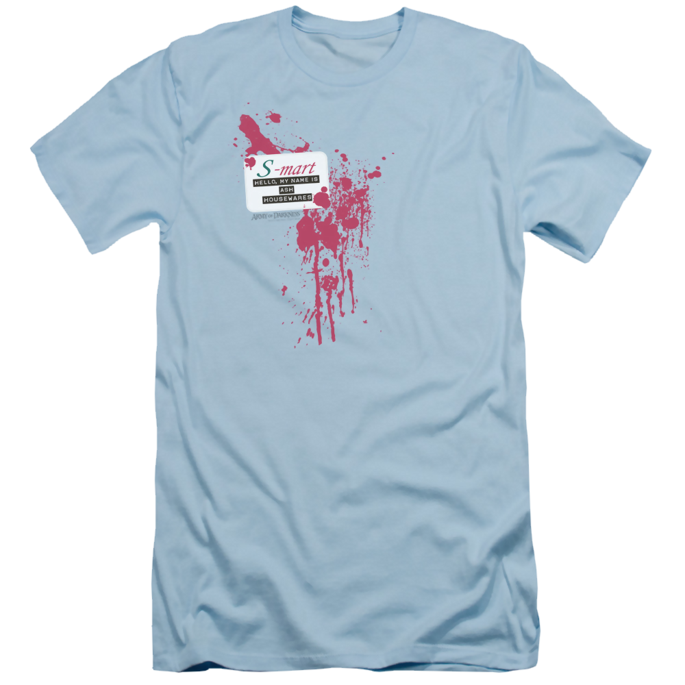 Army Of Darkness S Mart Name Tag - Men's Slim Fit T-Shirt Hoodie, Sweatshirt | CiraTrend.com