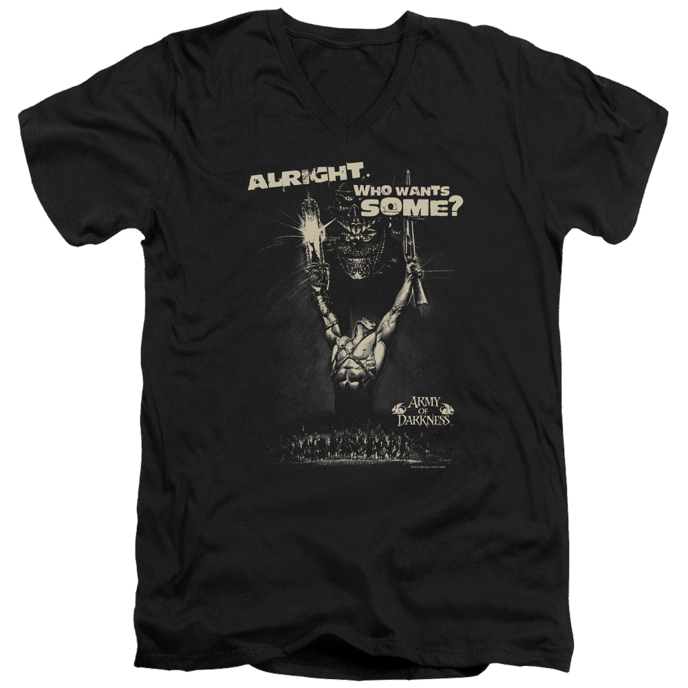 Army Of Darkness Want Some - Men's V-Neck T-Shirt Hoodie, Sweatshirt | CiraTrend.com