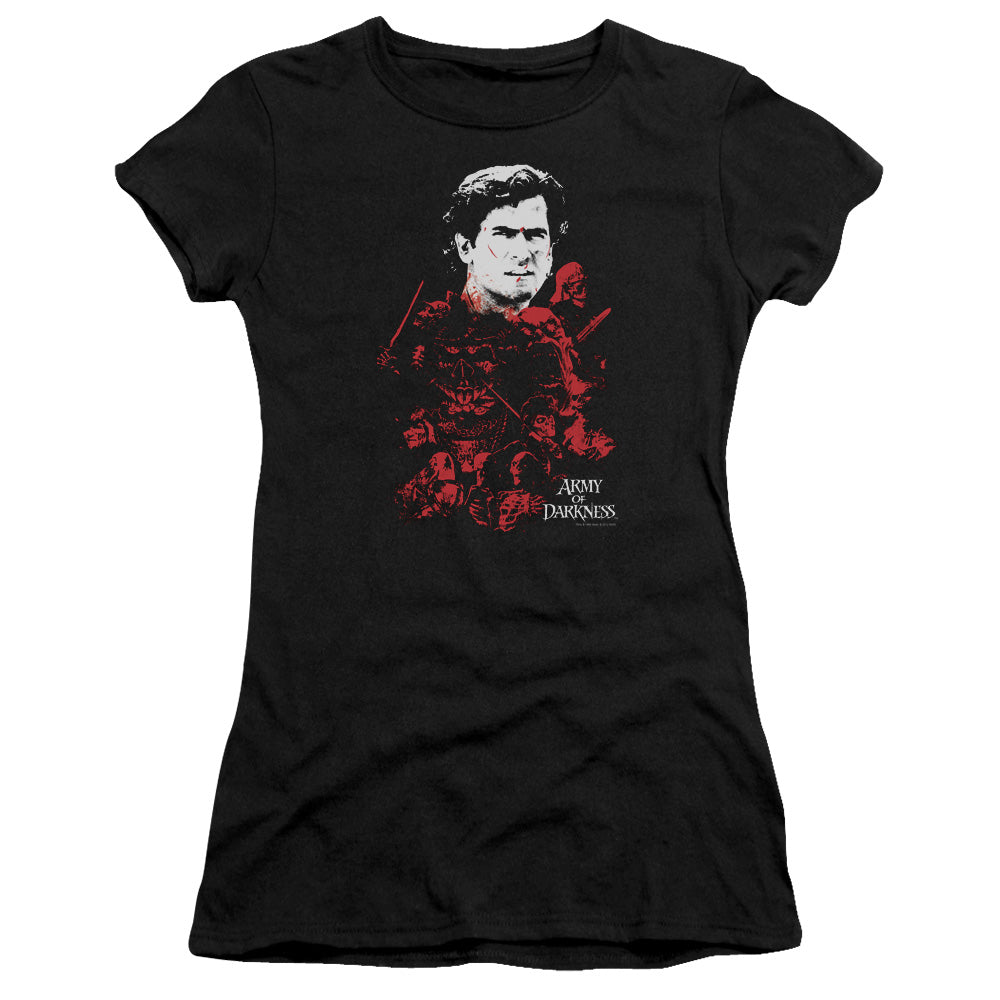 Army Of Darkness Pile Of Baddies Junior Sheer Cap Sleeve Womens T Shirt Black Hoodie, Sweatshirt | CiraTrend.com