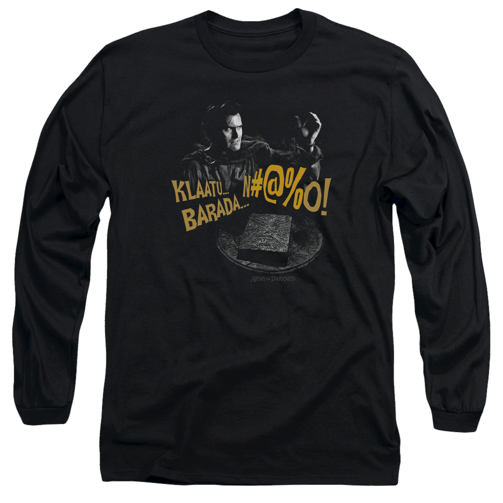 Army Of Darkness Klaatu...barada - Men's Long Sleeve T-Shirt Hoodie, Sweatshirt | CiraTrend.com