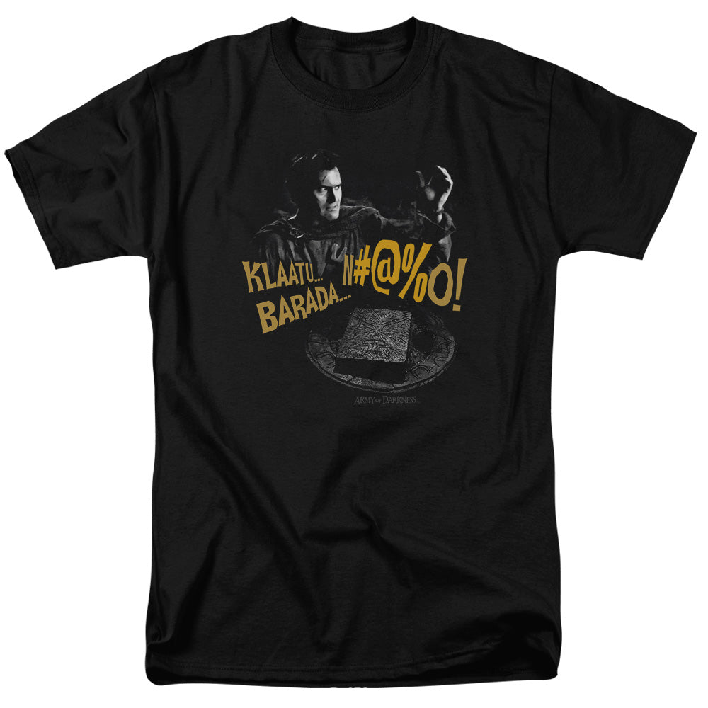 Army Of Darkness Klaatu...Barada Mens T Shirt Black Hoodie, Sweatshirt | CiraTrend.com