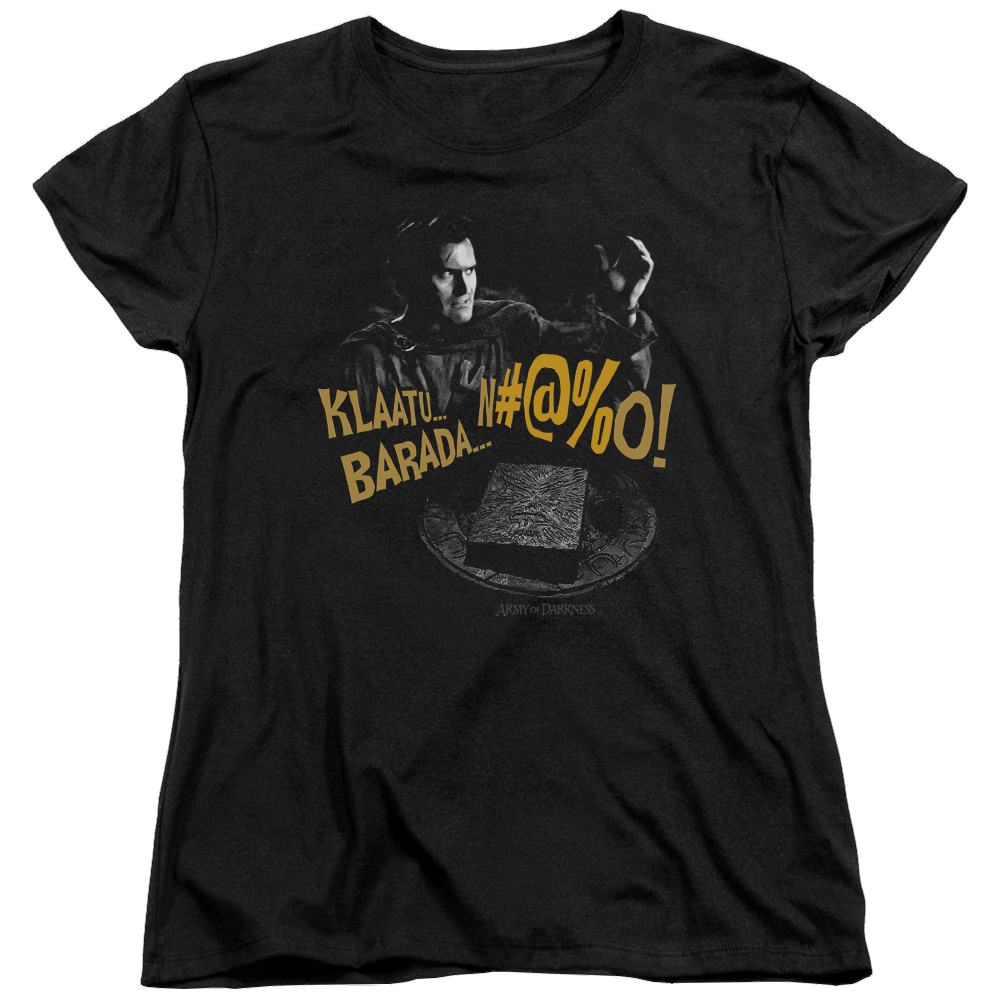Army Of Darkness Klaatu...barada - Women's T-Shirt Hoodie, Sweatshirt | CiraTrend.com