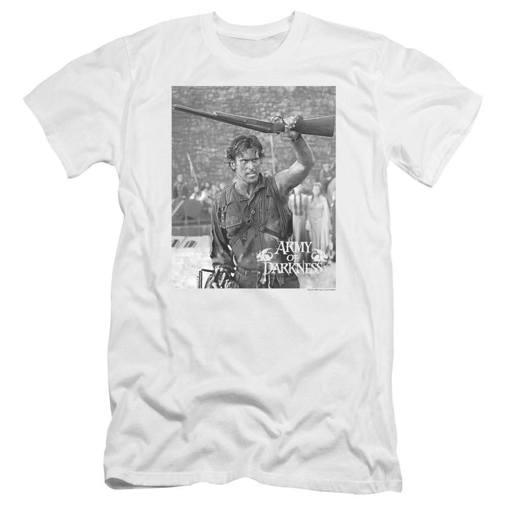 Army Of Darkness Boom Premium Bella Canvas Slim Fit Mens T Shirt White Hoodie, Sweatshirt | CiraTrend.com (Image 2)