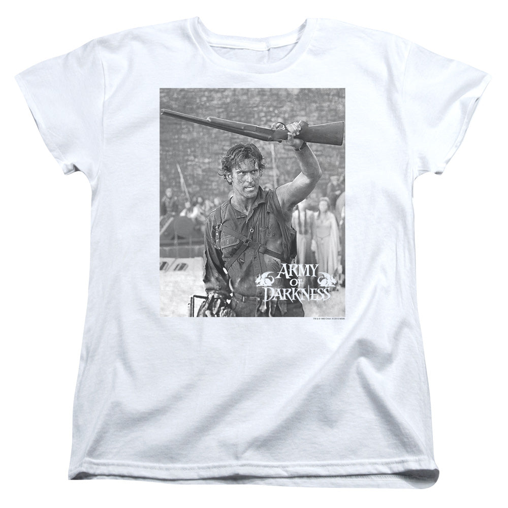 Army Of Darkness Boom Womens T Shirt White Hoodie, Sweatshirt | CiraTrend.com