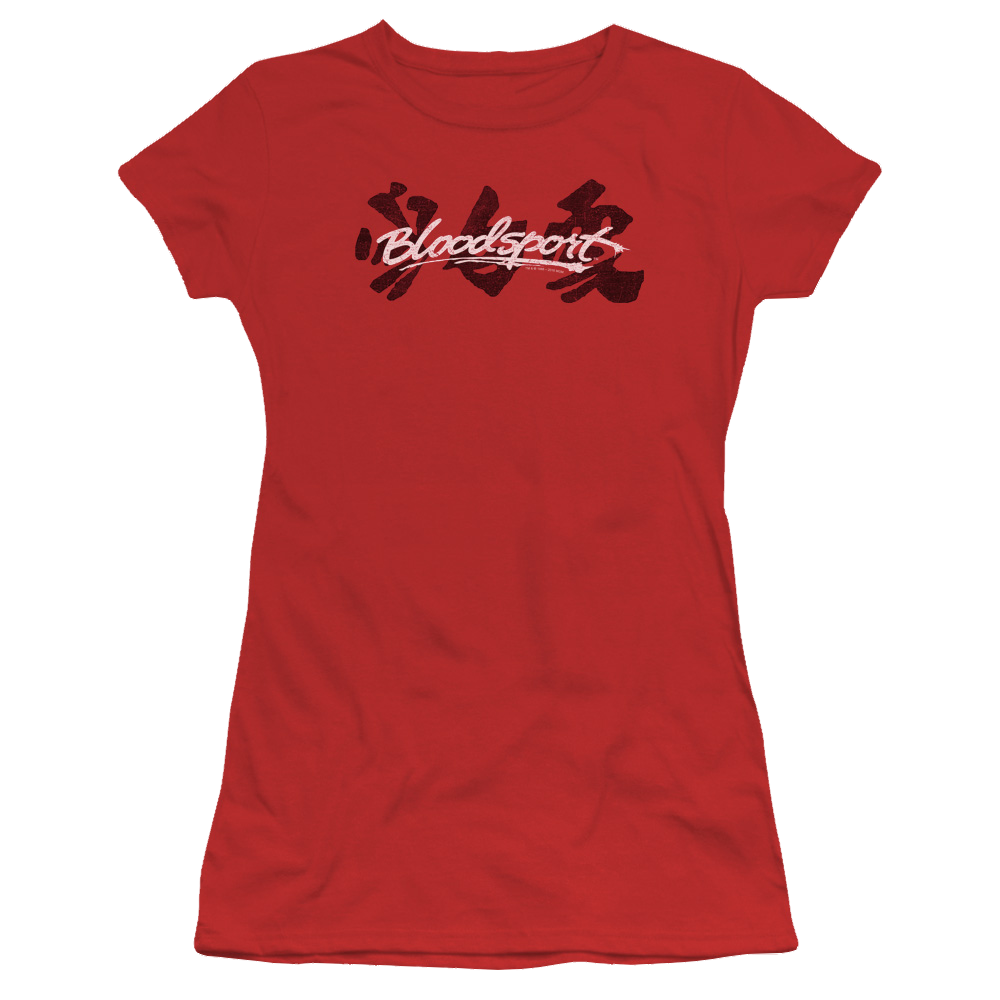 Bloodsport Kanji - Juniors T-Shirt Hoodie, Sweatshirt | CiraTrend.com
