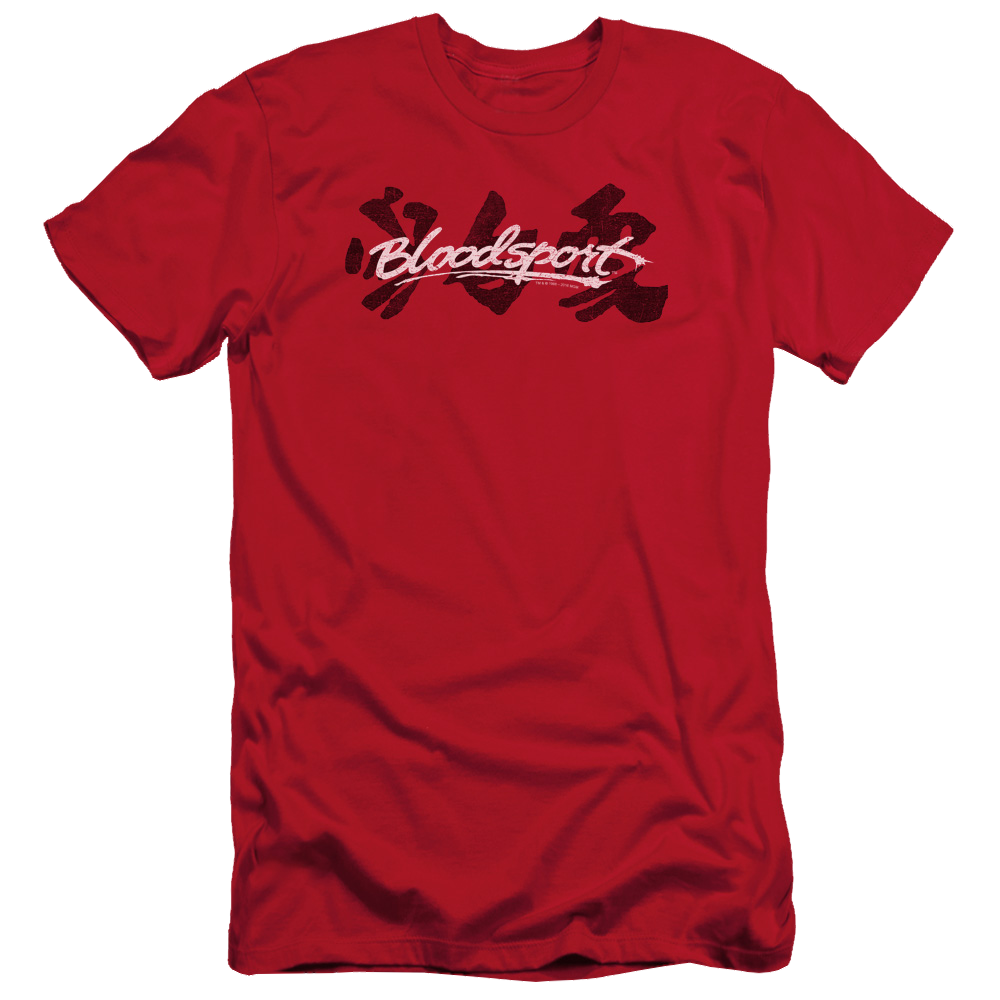 Bloodsport Kanji - Men's Slim Fit T-Shirt Hoodie, Sweatshirt | CiraTrend.com