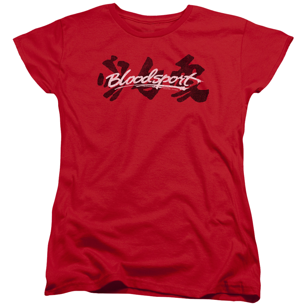 Bloodsport Kanji - Women's T-Shirt Hoodie, Sweatshirt | CiraTrend.com