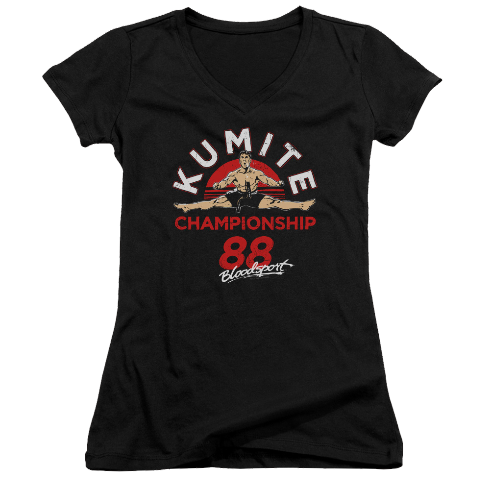 Bloodsport Championship 88 - Juniors V-Neck T-Shirt Hoodie, Sweatshirt | CiraTrend.com