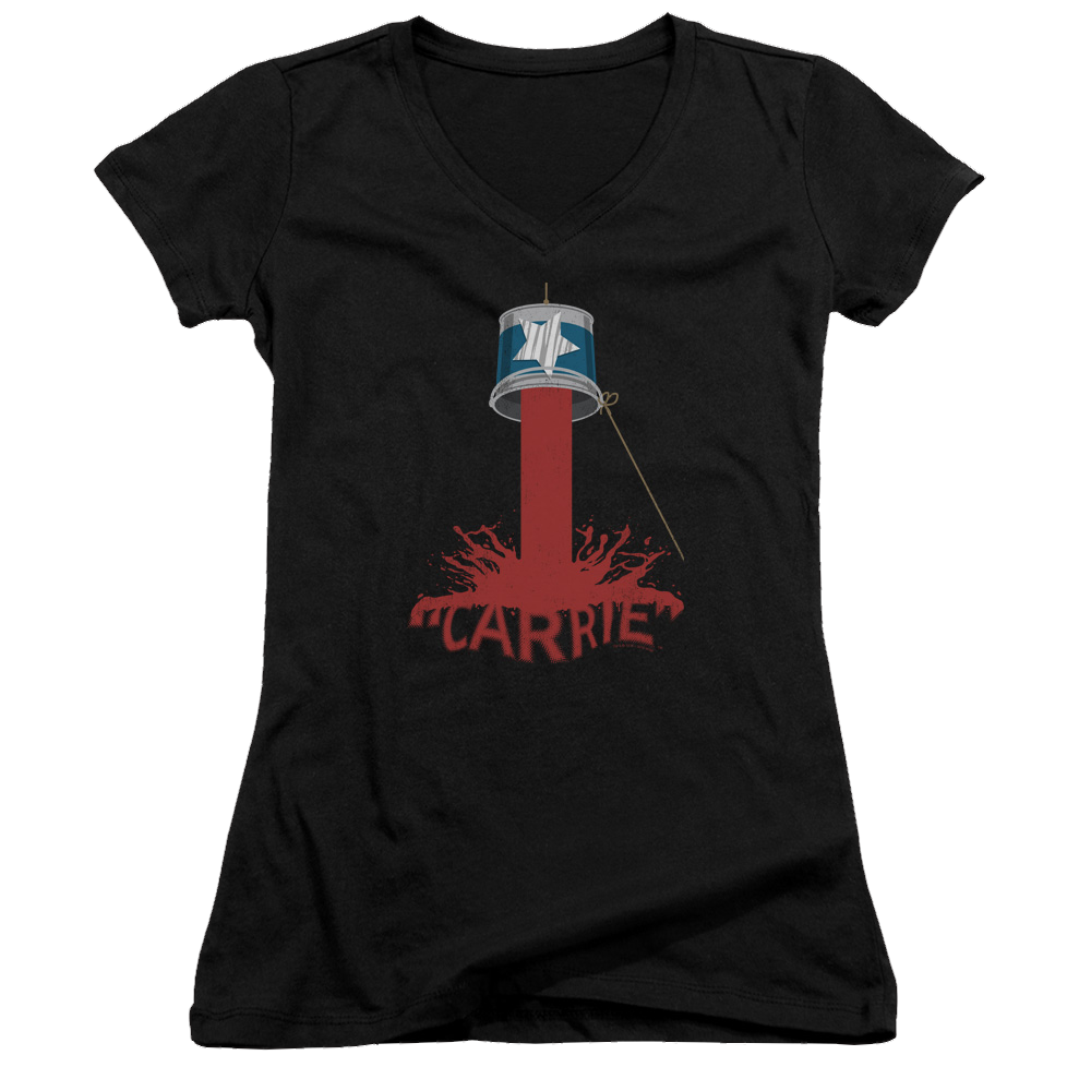 Carrie Bucket Of Blood - Juniors V-Neck T-Shirt Hoodie, Sweatshirt | CiraTrend.com