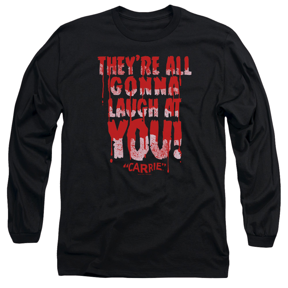 Carrie Laugh At You - Men's Long Sleeve T-Shirt Hoodie, Sweatshirt | CiraTrend.com