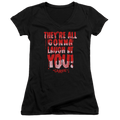 Carrie Laugh At You - Juniors V-Neck T-Shirt Hoodie, Sweatshirt | CiraTrend.com