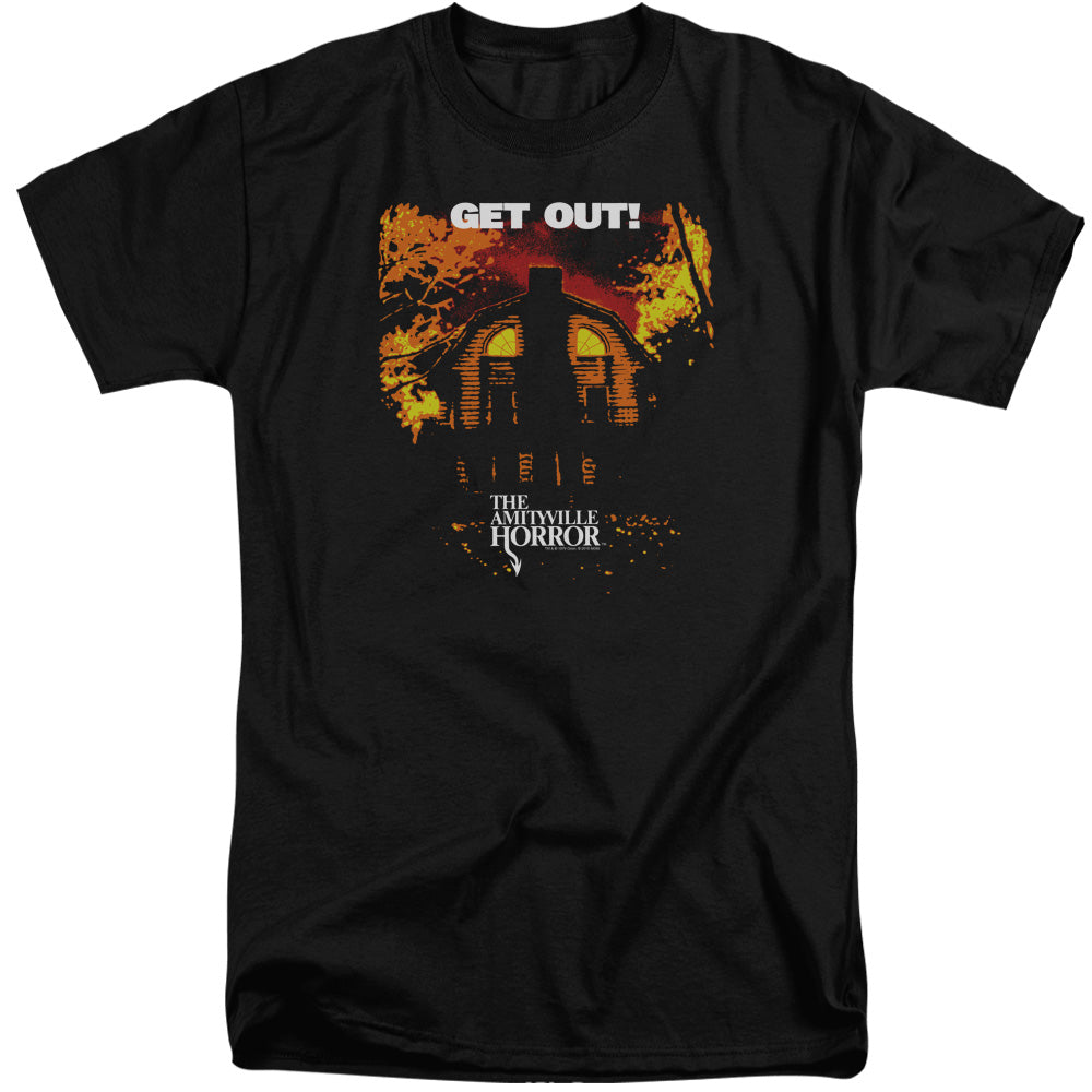 Amityville Horror Get Out Mens Tall T Shirt Black Hoodie, Sweatshirt | CiraTrend.com (Image 2)