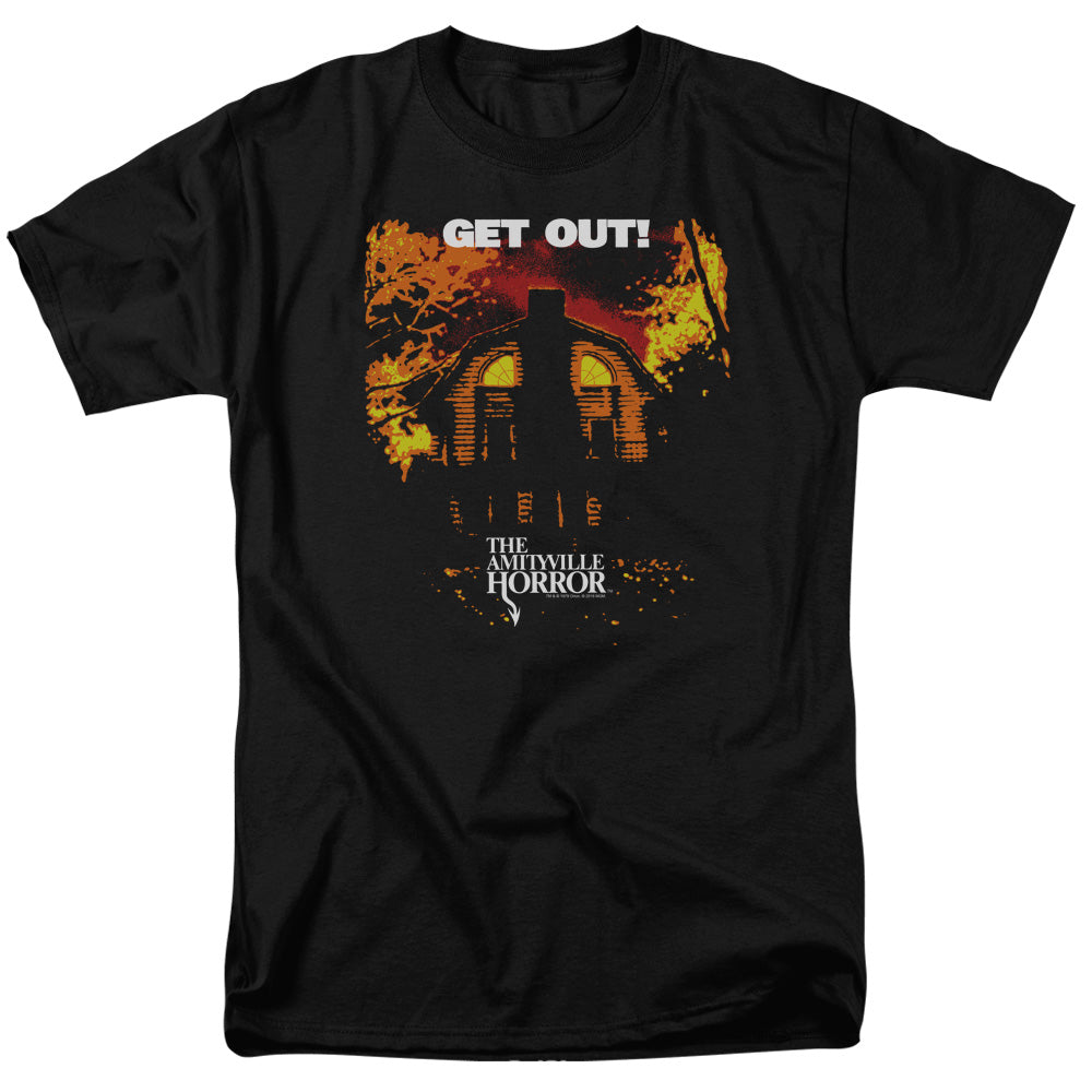 Amityville Horror Get Out Mens T Shirt Black Hoodie, Sweatshirt | CiraTrend.com