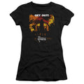 Amityville Horror Get Out Junior Sheer Cap Sleeve Womens T Shirt Black Hoodie, Sweatshirt | CiraTrend.com