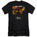 Amityville Horror Get Out Premium Bella Canvas Slim Fit Mens T Shirt Black Hoodie, Sweatshirt | CiraTrend.com (Image 1)