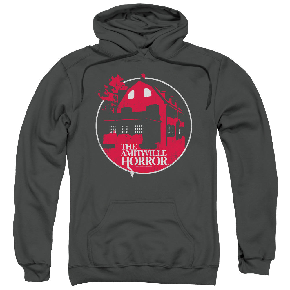 Amityville Horror Red House Mens Hoodie Charcoal T-Shirts, Sweatshirt | CiraTrend.com (Image 1)