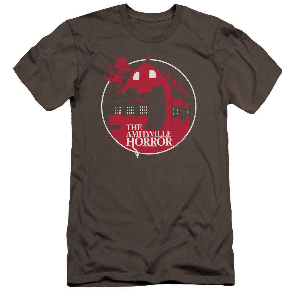 Amityville Horror Red House - Men's Premium Slim Fit T-Shirt Hoodie, Sweatshirt | CiraTrend.com