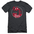 Amityville Horror Red House Slim Fit Mens T Shirt Charcoal Hoodie, Sweatshirt | CiraTrend.com