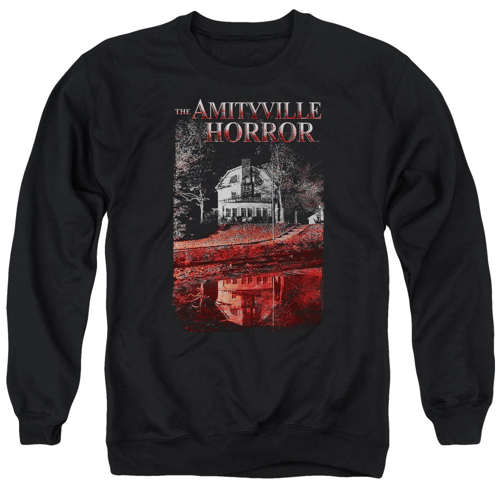 Amityville Horror Cold Blood Mens Crewneck Sweatshirt Black T-Shirts, Hoodie | CiraTrend.com (Image 1)