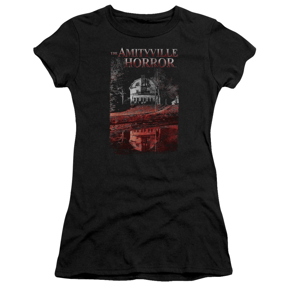 Amityville Horror Cold Blood Junior Sheer Cap Sleeve Womens T Shirt Black Hoodie, Sweatshirt | CiraTrend.com
