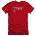 Amityville Horror Flies Bella Canvas Slim Fit Red T-Shirts, Hoodie, Sweatshirt