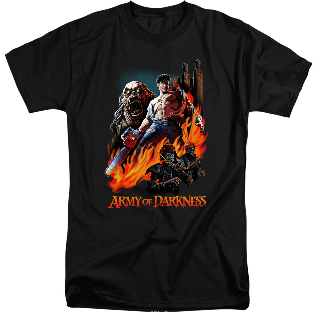 Army Of Darkness Painted Evil Mens Tall T Shirt Black Hoodie, Sweatshirt | CiraTrend.com
