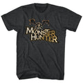 Monster Hunter Mens S/S T-Shirt - Mh Logo - Heather Black Heather Hoodie, Sweatshirt | CiraTrend.com