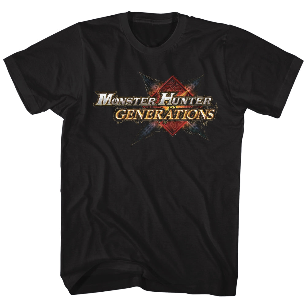 Monster Hunter Mens S/S T-Shirt - Mhg Logo - Solid Black Hoodie, Sweatshirt | CiraTrend.com