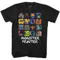 Monster Hunter Mens S/S T-Shirt - Symbols - Solid Black Hoodie, Sweatshirt | CiraTrend.com