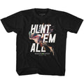 Monster Hunter Toddler S/S T-Shirt - Hunt Em All - Solid Black Hoodie, Sweatshirt | CiraTrend.com