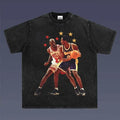 MICHAEL VS KOBE 1.11 VINTAGE TEE | MEN'S GRAPHIC T-SHIRT SWEATSHIRT HOODIE | GIFT FOR FAN | CiraTrend.com