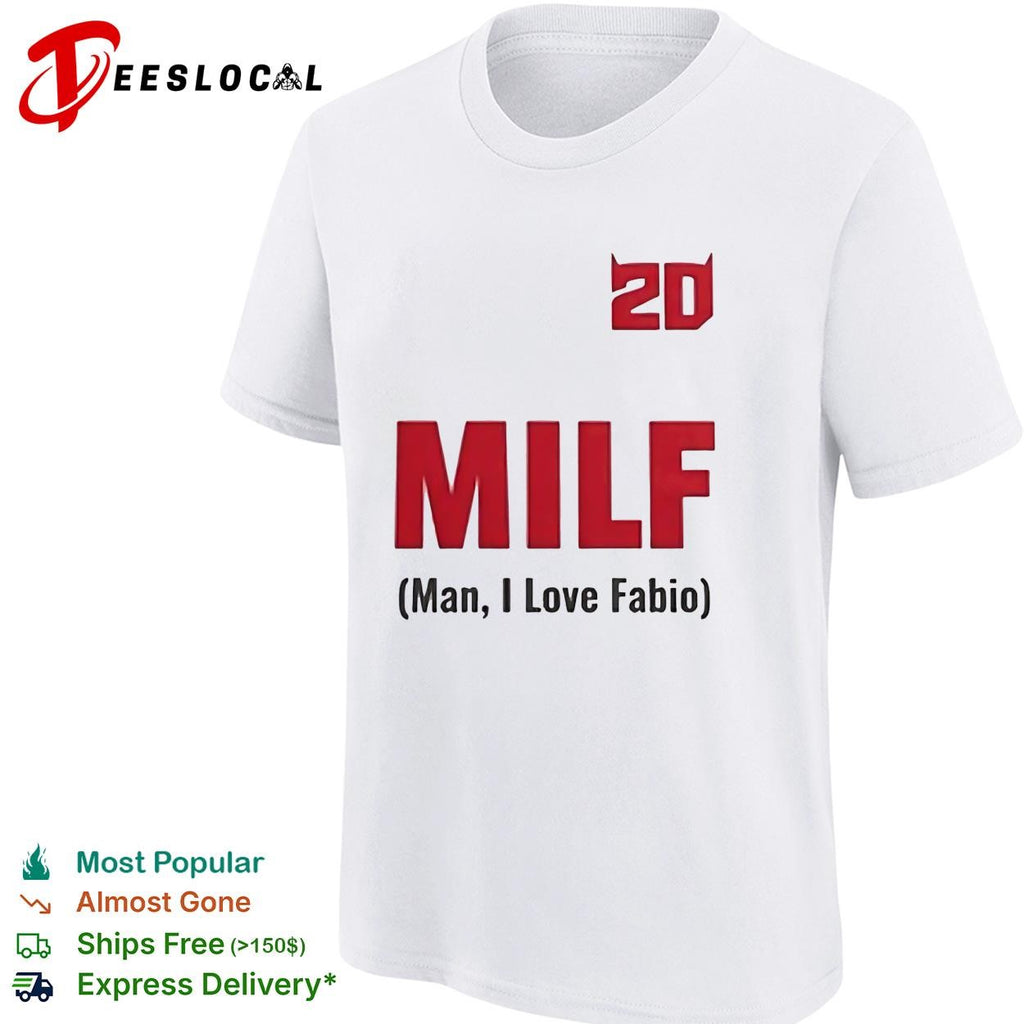 MILF Man I Love Fabio 2D Gorillaz inspired shirt